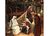 Jesus at the house of Mary and Martha - by William Hole